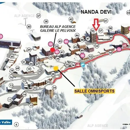 Apartamento Résidence Le Nanda Devi - 3 Pièces 8 Pers - Le Nanda Devi - Plagne Centre Mae-9144 La Plagne